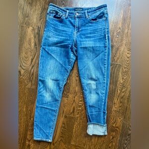 Luck Brand Mid Rise Skinny Jeans